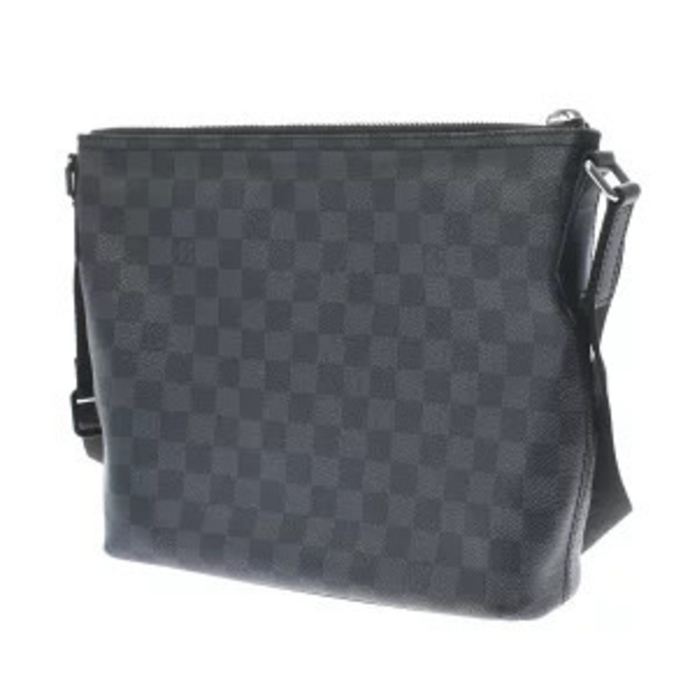 Louis Vuitton Shoulder Black Damier Canvas Gray Bag Black Mick Graphite